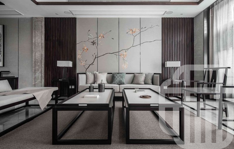 现代新中式-客厅