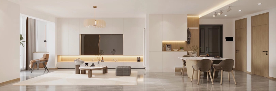 原木日式简约效果图